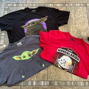 SET of 3 - Men’s Star Wars Mandalorian  T-Shirts